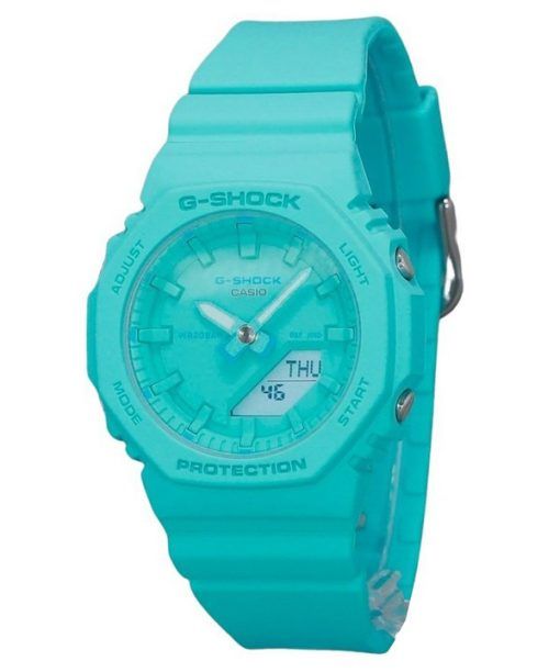 Casio G-Shock Analog Digital Resin Strap Turquoise Dial Quartz GMA-P2100-2A 200M Womens Watch