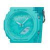 Casio G-Shock Analog Digital Resin Strap Turquoise Dial Quartz GMA-P2100-2A 200M Womens Watch