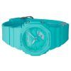 Casio G-Shock Analog Digital Resin Strap Turquoise Dial Quartz GMA-P2100-2A 200M Womens Watch