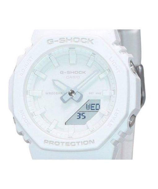 Casio G-Shock Analog Digital Resin Strap White Dial Quartz GMA-P2100-7A 200M Womens Watch