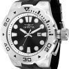 Invicta Pro Diver Silicone Black Dial Quartz 36996 100M Mens Watch