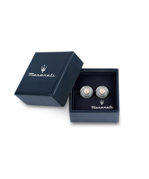 Maserati Jewels Stainless Steel Cufflinks JM223ATK20 For Men