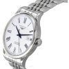 Longines Record Chronometer Stainless Steel White Dial Automatic L2.821.4.11.6 Mens Watch