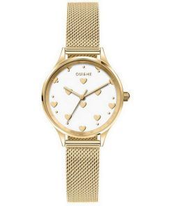 Oui & Me Minette Yellow Gold Dial Gold Tone Stainless Steel Quartz ME010171 Women's Watch