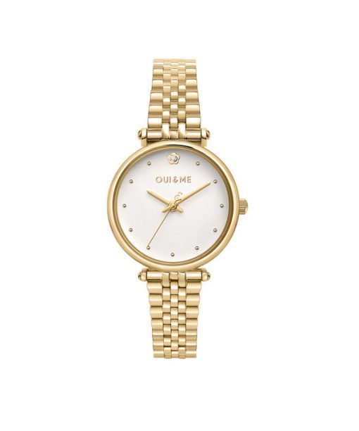 Oui & Me Etoile Gold Tone Stainless Steel White Dial Quartz ME010295 Women's Watch