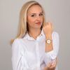 Oui & Me Etoile Gold Tone Stainless Steel White Dial Quartz ME010295 Women's Watch