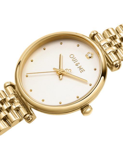 Oui & Me Etoile Gold Tone Stainless Steel White Dial Quartz ME010295 Women's Watch