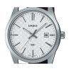 Casio Standard Analog Leather Strap White Dial Quartz MTP-VD03L-5A Mens Watch