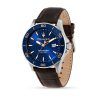 Maserati Competizione Leather Strap Blue Dial Quartz R8851100004 100M Men's Watch