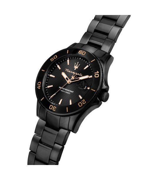 Maserati Competizione Stainless Steel Black Dial Quartz R8853100035 100M Men's Watch
