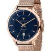 Maserati Gentleman Blue Dial Quartz R8853136003 100M Mens Watch
