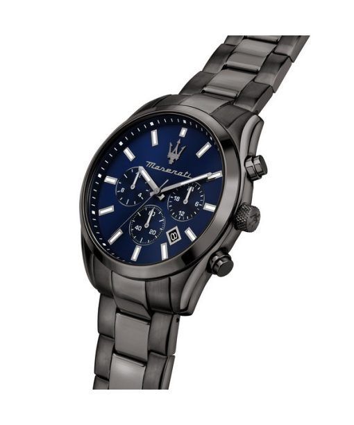 Maserati Attrazione Chronograph Stainless Steel Blue Dial Quartz R8853151012 Men's Watch