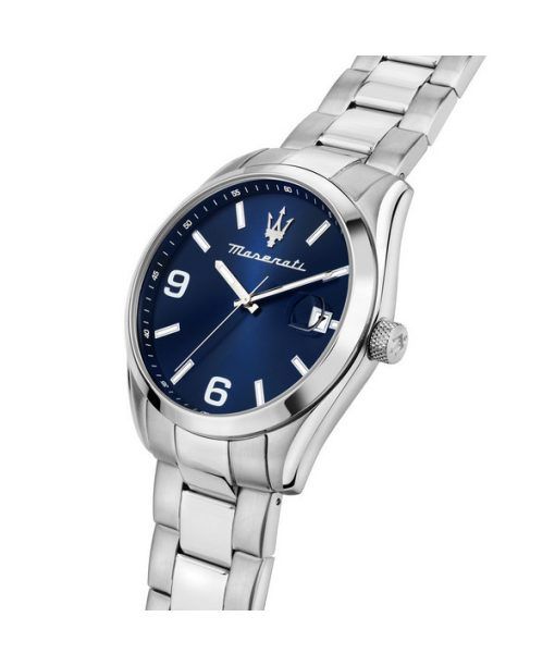 Maserati Attrazione Stainless Steel Blue Dial Quartz R8853151013 Men's Watch