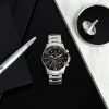 Maserati Competizione Chronograph Stainless Steel Black Dial Quartz R8873600003 100M Men's Watch