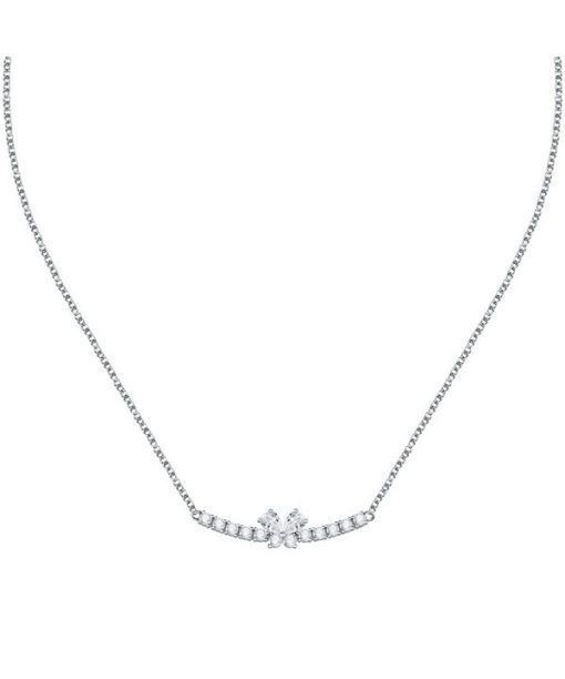 Morellato Scintille Brass And Ninfea Plating Necklace SAQF06 For Women