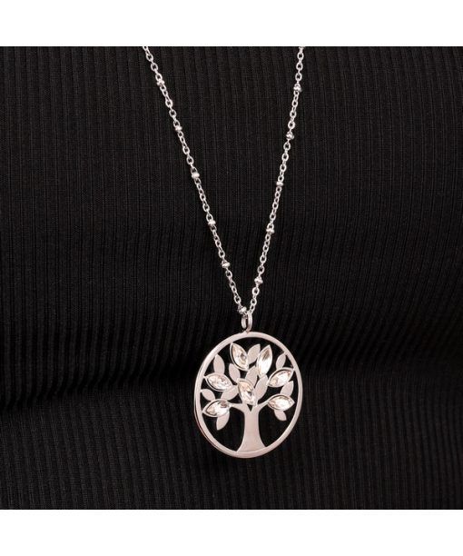 Morellato Vita Silver Tree Of Life Necklace SATD16 For Women
