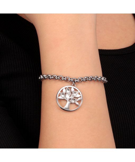 Morellato Vita Stainless Steel Tree Of Life Bracelet SATD19 For Women