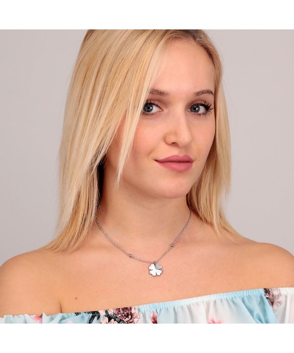 Morellato Valentina Stainless Steel Necklace SATQ09 For Women