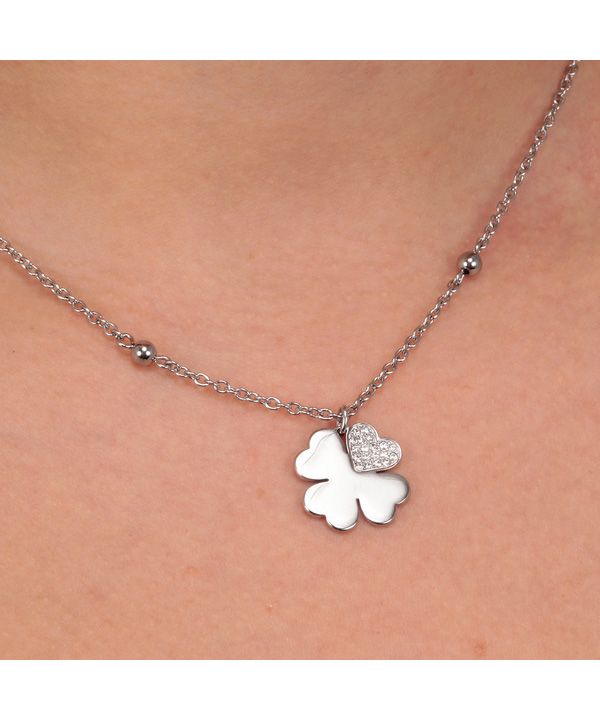 Morellato Valentina Stainless Steel Necklace SATQ09 For Women