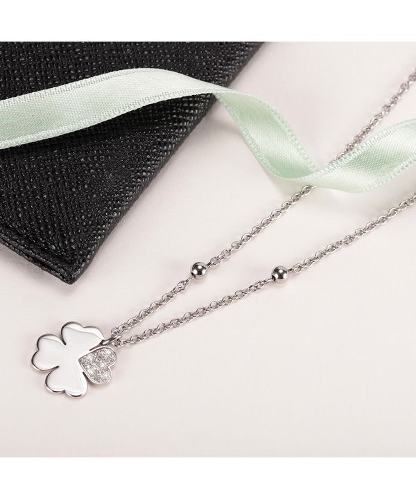 Morellato Valentina Stainless Steel Necklace SATQ09 For Women