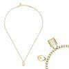 Morellato Abbraccio Gold Tone Stainless Steel Necklace And Bracelet SAUB19 For Women