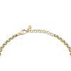 Morellato Abbraccio Gold Tone Stainless Steel Necklace SAUC02 For Women