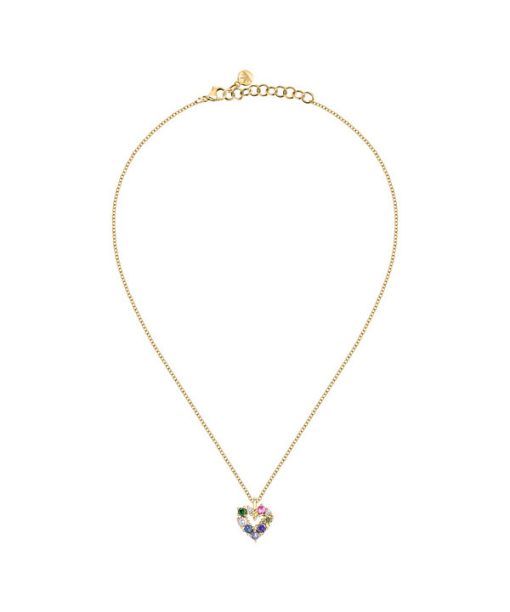 Morellato Colori Gold Tone Stainless Steel Necklace SAVY06 For Women