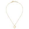 Morellato Istanti Gold Tone Stainless Steel Necklace SAVZ02 For Women