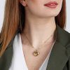 Morellato Istanti Gold Tone Stainless Steel Necklace SAVZ02 For Women