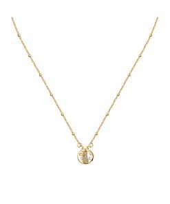 Morellato Istanti Gold Tone Stainless Steel Necklace SAVZ03 For Women