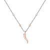 Morellato Istanti Rose Gold Tone Stainless Steel Necklace SAVZ04 For Women
