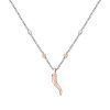 Morellato Istanti Rose Gold Tone Stainless Steel Necklace SAVZ04 For Women