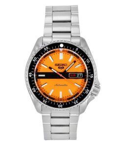 Seiko 5 Sports SKX Style The New Double Hurricane Special Edition Orange Dial Automatic SRPK11K1 100M Mens Watch