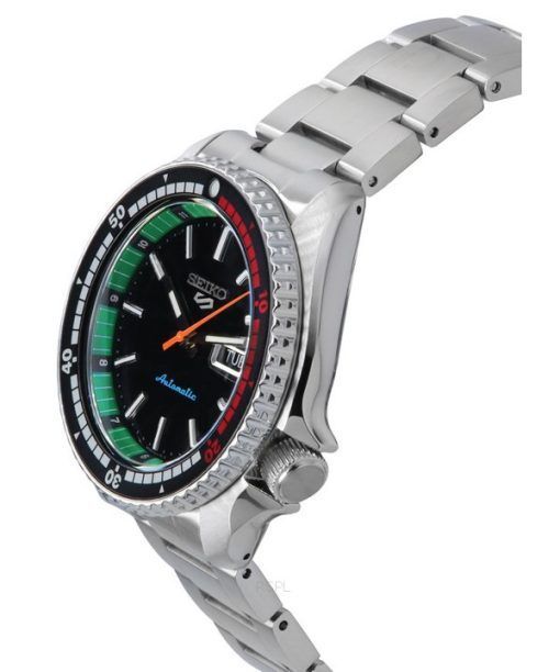 Seiko 5 Sports SKX Style The New Regatta Timer Special Edition Black Dial Automatic SRPK13K1 100M Mens Watch