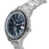 Seiko Presage Style60s GMT Stainless Steel Blue Dial Automatic SSK009J1 Mens Watch