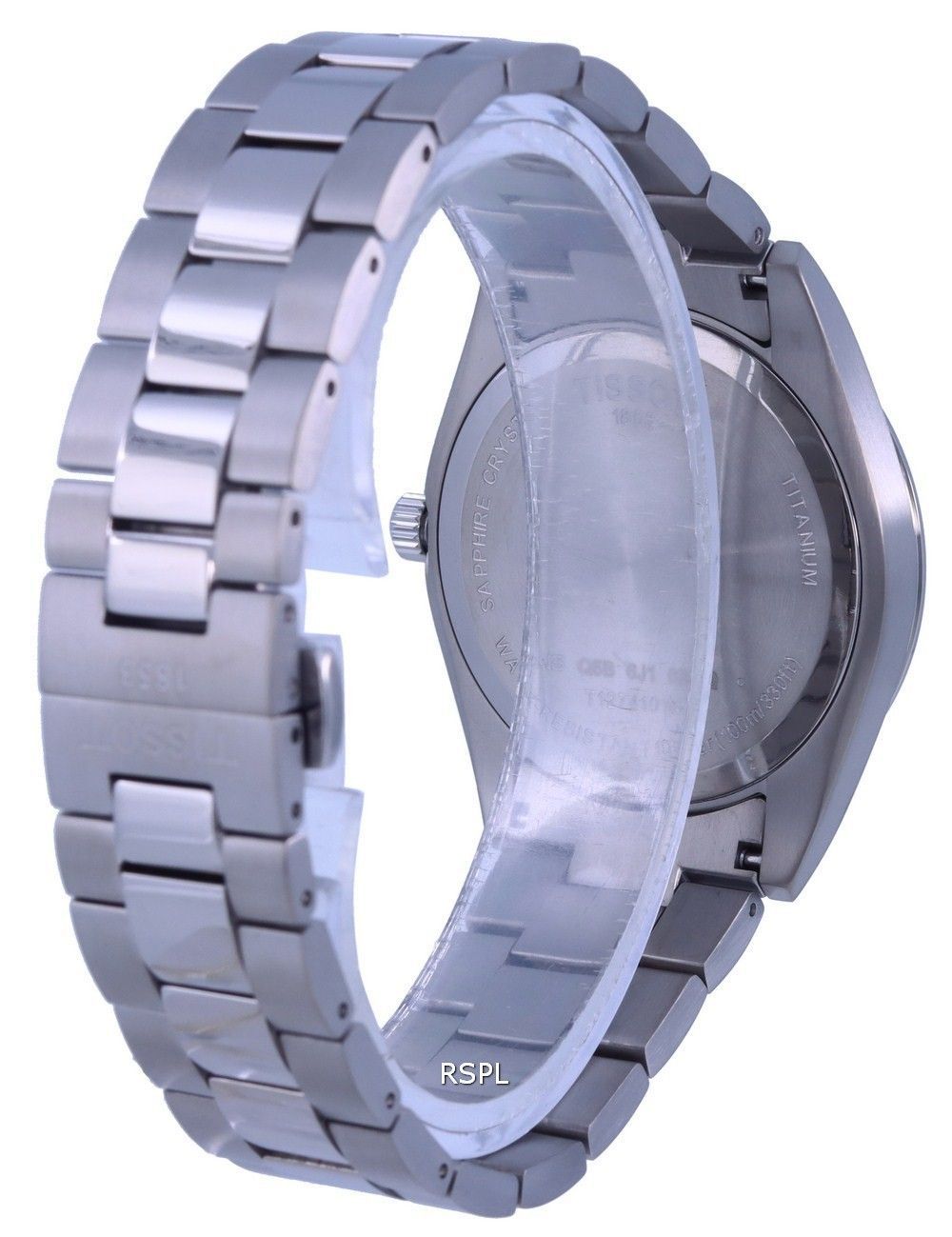 Tissot Gentleman Titanium Grey Dial Quartz T127.410.44.081.00 T1274104408100 100M Men's Watch