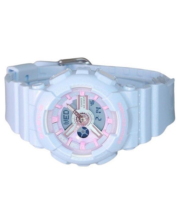 Casio Baby-G Analog Digital Resin Strap Multicolor Dial Quartz BA-110FH-2A 100M Womens Watch