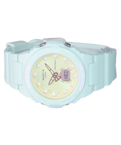 Casio Baby-G Futuristic Holographic Analog Digital Yellow Dial Quartz BGA-320FH-3A 100M Womens Watch