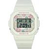 Casio Baby-G Retro Flower Field Digital White Resin Strap Quartz BGD-565RP-7 100M Women's Watch