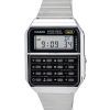 Casio Vintage Digital Calculator Stainless Steel Quartz CA-500WE-1A Men's Watch