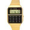 Casio Vintage Digital Calculator Gold Tone Stainless Steel Quartz CA-500WEG-1A Men's Watch