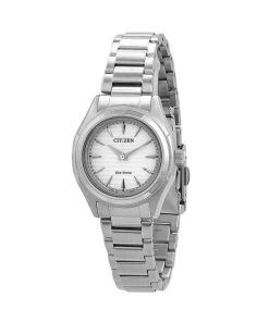 Citizen Eco-Drive Stainless Steel Silver Dial FE2110-81A 100M Women's Watch