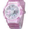 Casio G-Shock Analog Digital Virtual Worlds Translucent Pink Multicolor Dial Quartz GMA-S110VW-4A 200M Women's Watch