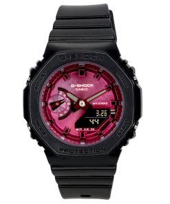 Casio Watches G-Shock Analog Digital Resin Strap Burgundy Dial Quartz GMA-S2100RB-1A 200M Women's Watch
