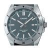 Casio Standard Analog Stainless Steel Grey Dial Quartz MTP-B155D-3EV Men's Watch