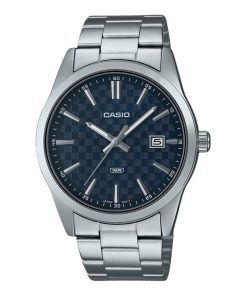Casio Enticer Analog Stainless Steel Blue Dial Quartz MTP-VD03D-2A Men's Watch