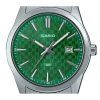 Casio Standard Analog Stainless Steel Green Dial Quartz MTP-VD03D-3A1 Men's Watch