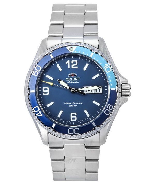 Orient Sports Kamasu Mako III Stainless Steel Blue Dial Automatic Diver's RA-AA0818L19B 200M Men's Watch