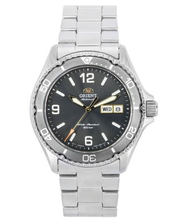 Orient Sports Kamasu Mako III Stainless Steel Grey Dial Automatic Diver's RA-AA0819N19B 200M Men's Watch