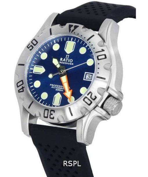 Ratio FreeDiver Professional Sapphire Blue Sunray Dial Automatic RTF013 500M Men's Watch